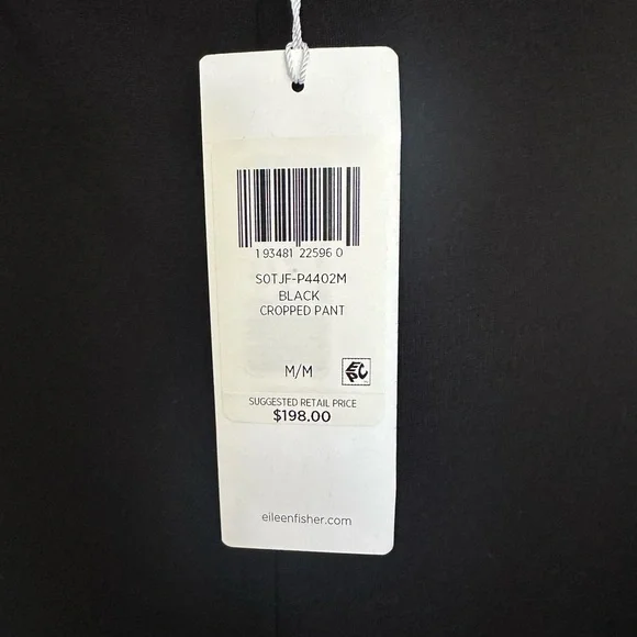 Eileen Fisher Black Wide Leg Pants, size medium - Picture 5 of 12